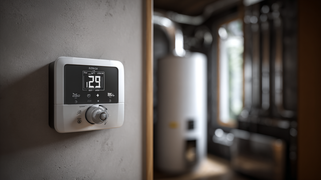 Chaudière qui monte en température puis se coupe, affichage de surchauffe sur un système de chauffage