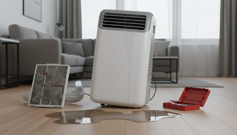 découvrez les causes possibles d'une fuite dans un climatiseur mobile et les solutions efficaces pour y remédier rapidement et éviter les dégâts.
