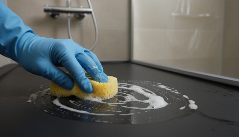 découvrez des méthodes efficaces pour éliminer les traces blanches sur un receveur noir et redonner éclat et propreté à votre salle de bain.
